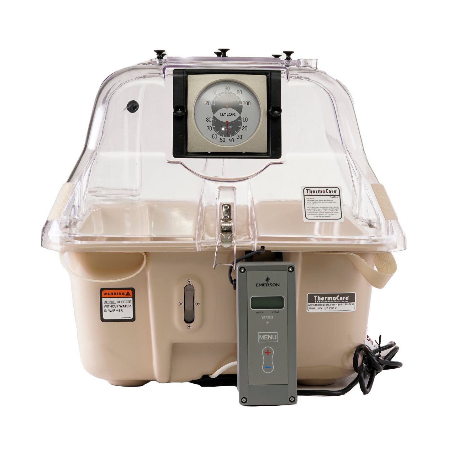 Water Jacketed Warmer ICU Base with Clear Dome Cover DW-1